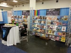 ALA Annual 2015 — Indie Press Collective booth display shelves
