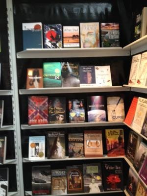 Frankfurt Book Fair 2014 — Foreword Indie Press Collective Hall 8 bookshelf display with independent press titles